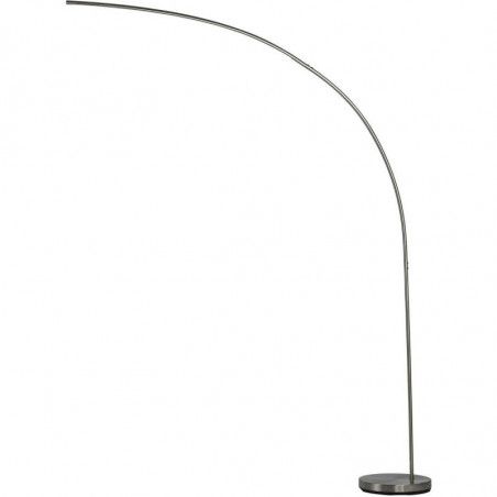 Lampadaire arc en métal - Novak - L 147 x l 40 x H 185 cm - Argenté