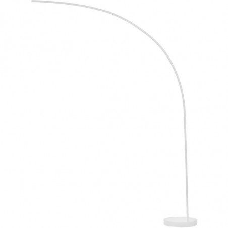 Lampadaire arc en métal - Novak - L 147 x l 40 x H 185 cm - Blanc