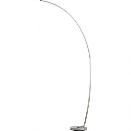 Lampadaire arc en métal - Jaxta - L 95 x l 35 x H 170 cm - Argenté