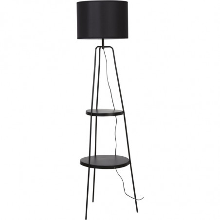 Lampadaire tripode - Rondo - D 45 x H 157 cm - Noir