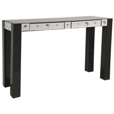 Console - 2 tiroirs - Prestige - L 120 x l 45 x H 75 cm - Noir