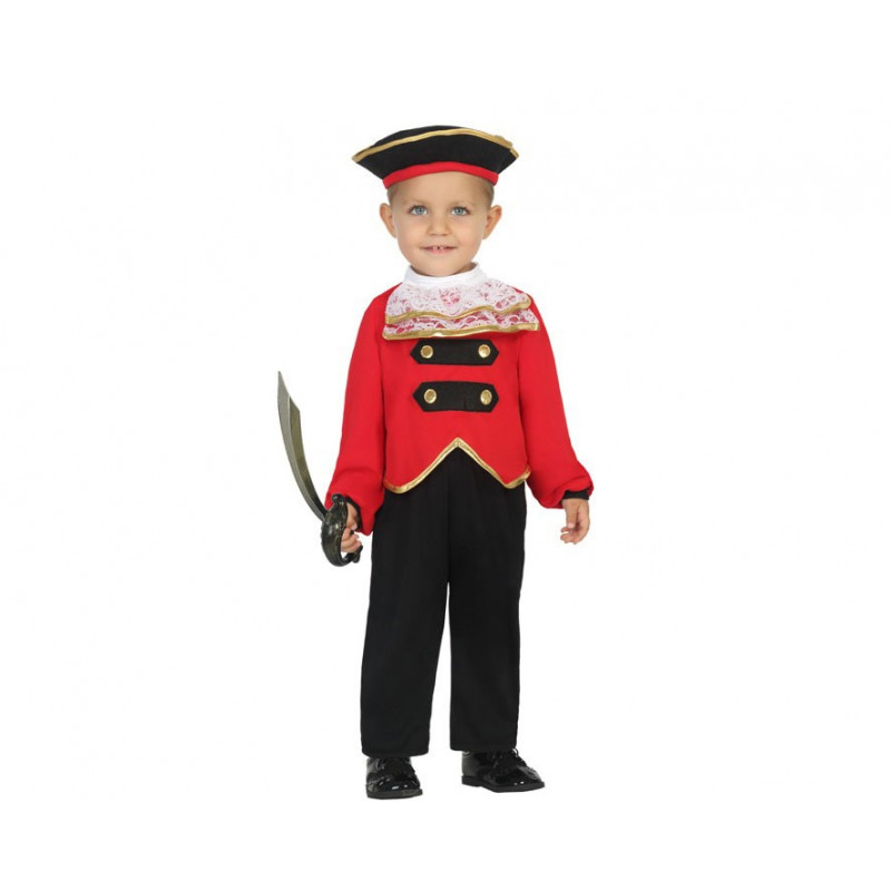 Deguisement Pirate 6 12 Mois Rouge Noir Bebe