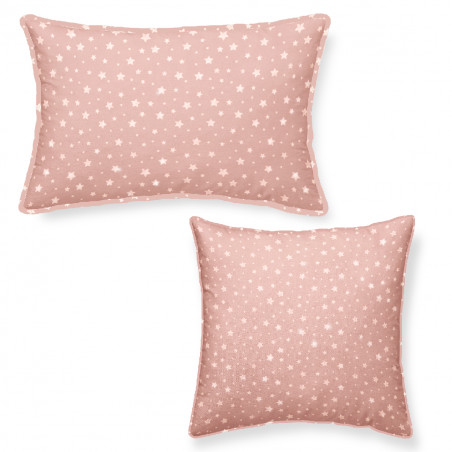 Coussin en coton - RDC21 - 40 x 40 cm - Rose