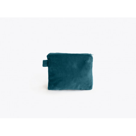 Pochette - 20 x 15 cm - Isilde - Bleu canard