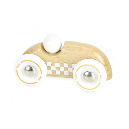 Mini rallye checkers - 2 ans - L 9 x l 5 cm - Bois massif