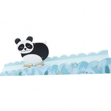 Panda Petipa - Michelle Carlslund - 40 x 10 x 6 cm - Bleu