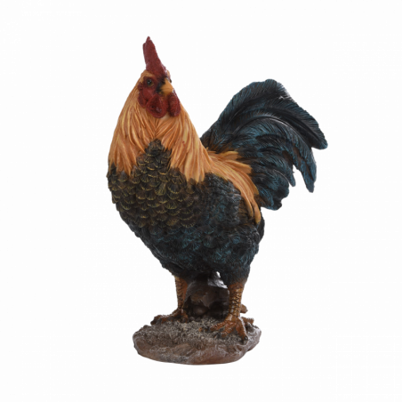 Figurine décorative intérieur ou extérieur - Coq S - H 24 cm