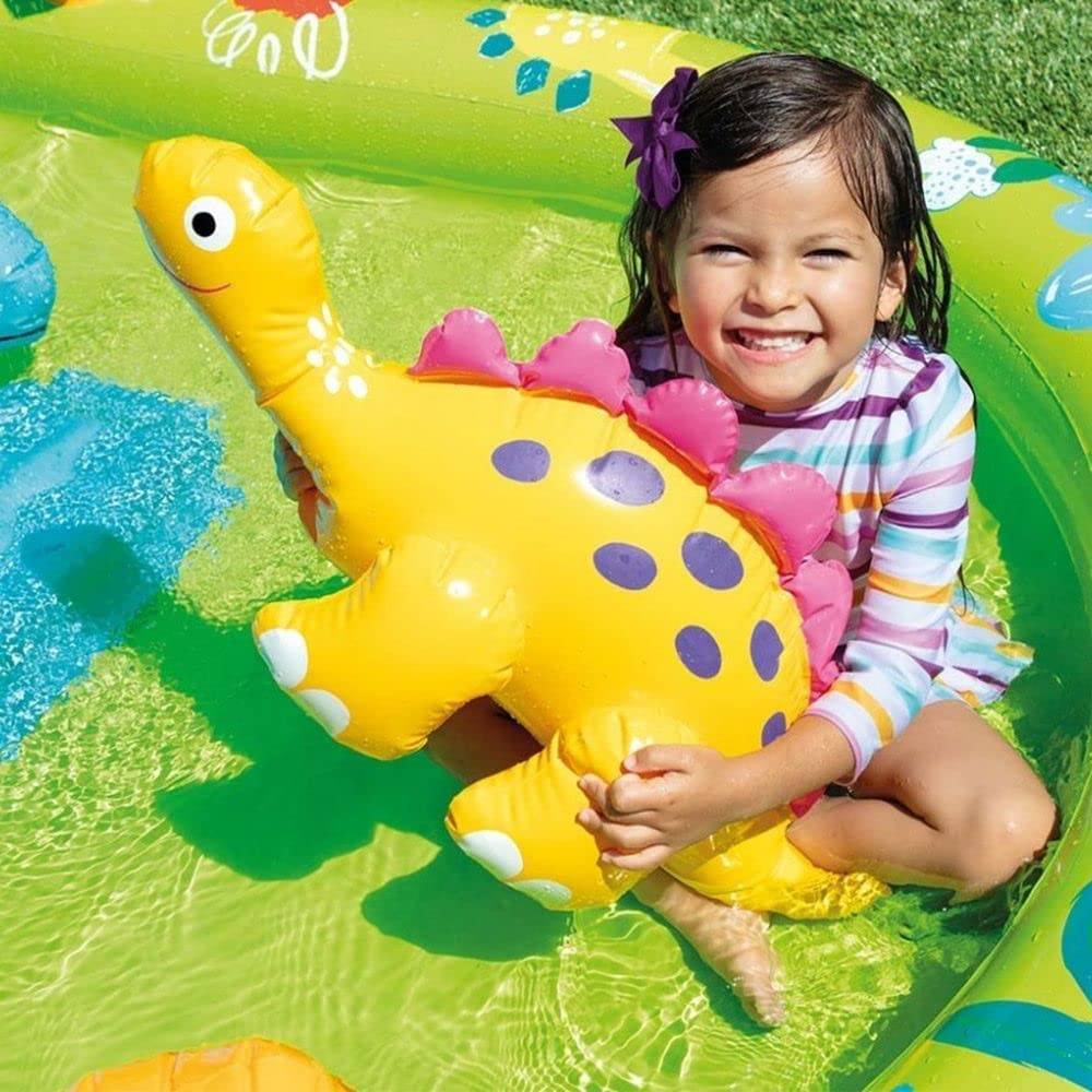 Aire de jeux piscine gonflable pour enfants Intex Dinosaure