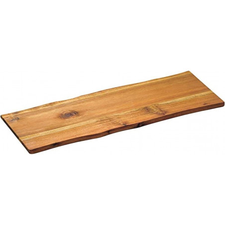 Planche à découper ou de présentation en bois d'acacia - Marron - L 53 x l 19 cm