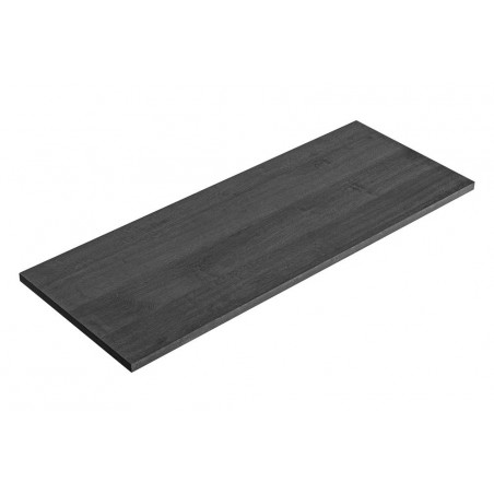 Plateau meuble sous vasque en bois - Gris - L 150 cm x P 49 cm - Camille OAK