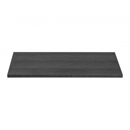 Plateau meuble sous vasque en bois - Gris - L 120 cm x P 49 cm - Camille Oak