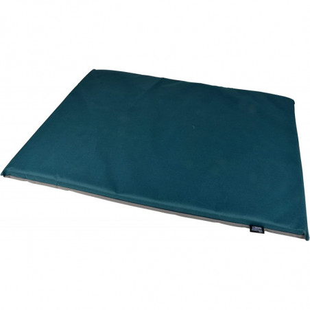 Coussin rectangle réversible pour animaux - Vert / Gris - L 80 x l 60 cm