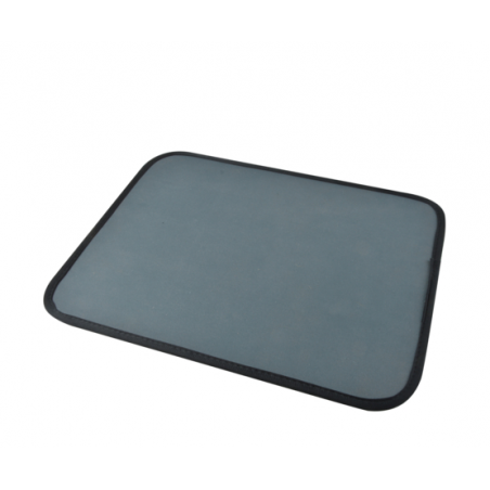 Tapis de repas antidérapant pour animaux - Gris - L 45 x 35 cm