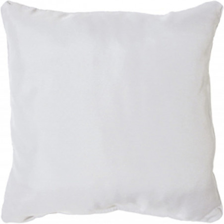 Coussin passepoil uni - Blanc - 60 x 60 cm