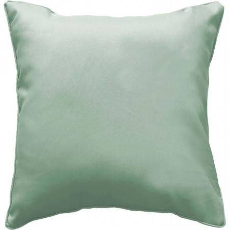 Coussin passepoil uni - Vert sauge - 60 x 60 cm