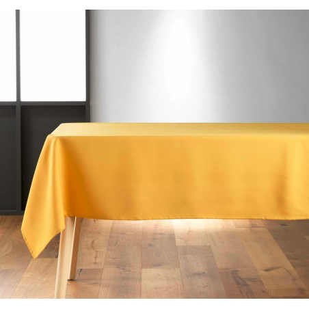 Nappe rectangle "Essentiel" - Jaune - 140 x 300 cm