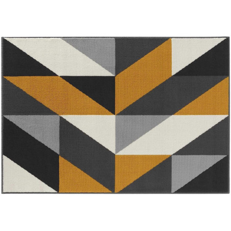 Tapis d'intérieur rectangle tissé à motif "Scorpio" - Multicolore - 160 x 230 cm