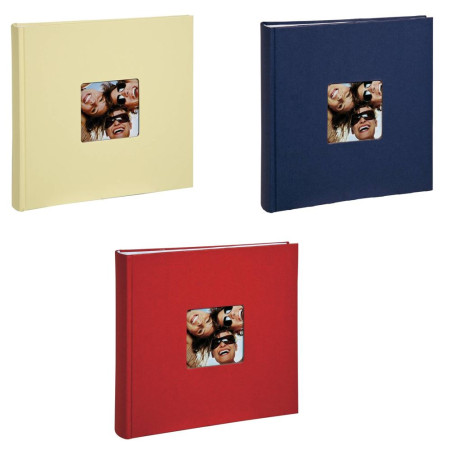 Lot de 3 albums photos traditionnels fun "Walther" pour photos 10x15 cm - 3 x 400 soit 1 200 photos - Beige