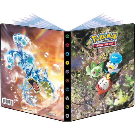 Pokémon - Range cartes Écarlate et Violet 01 - Portfolio A5 - Capacités de 80 cartes - Cartes à collectioner