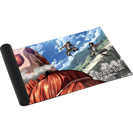 L'Attaque des Titans : Colossus Titan - Tapis de Jeu - L 61 x l 36 cm