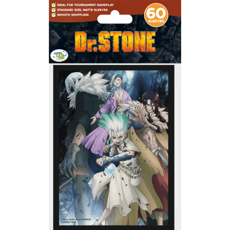 Dr. Stone - 60 Protège-cartes Battle Team - Cartes à collectionner