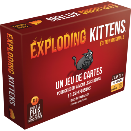 Exploding Kittens - Edition originale - Jeu de société en famille