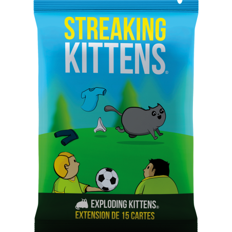 Exploding Kittens - Extension Streaking Kittens - jeu de société en famille