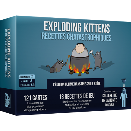 Exploding Kittens - Recettes Chatastrophiques - Jeu de société en famille