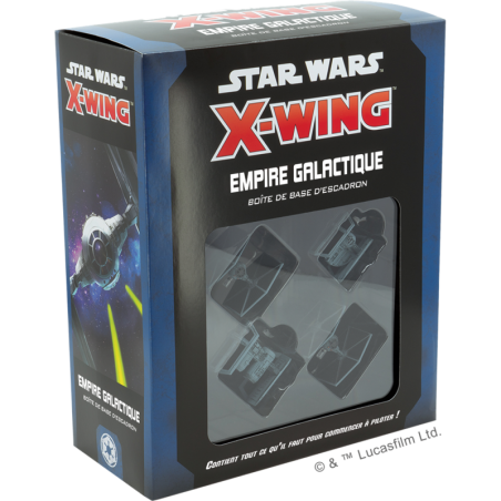 Star Wars X-Wing 2.0 - Empire Galactique - Escadron de base - Jeu de plateau