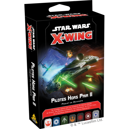 Star Wars X-Wing 2.0 - Extension Pilotes Hors Pair II - Jeu de plateau