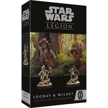 Star Wars Légion - Extension commandant : Logray & Wicket - Jeu de plateau