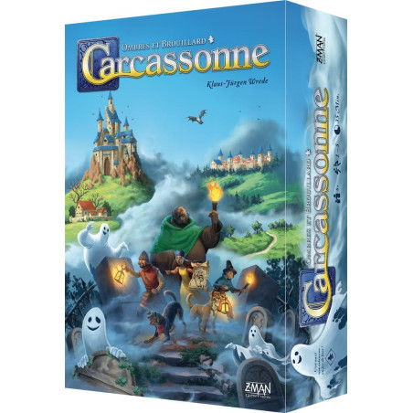 Carcassonne - Ombres et Brouillard - Jeu x de plateau