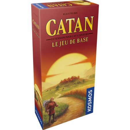 Catan - Jeu de base avec extension 5/6 Joueurs - Jeux de plateau