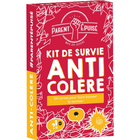 Parent Epuisé - Kit de Survie anti colère - Jeux de société en famille