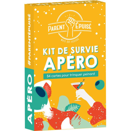 Parent Epuisé - Kit de Survie Apéro - Jeux de société en famille