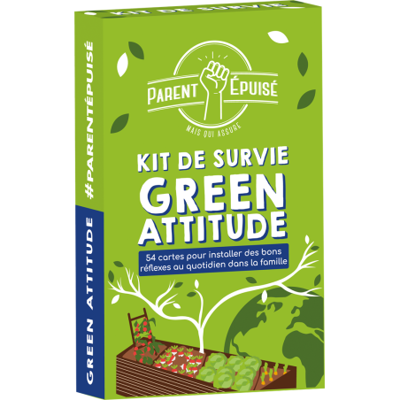 Parent Epuisé - Kit de Survie Green attitude - Jeux de société en famille