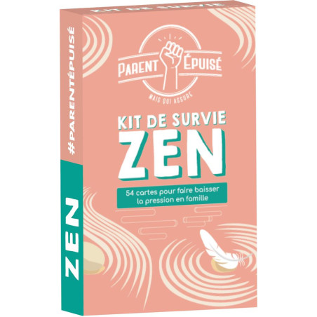 Parent Epuisé - Kit de Survie Zen - Jeux de société en famille