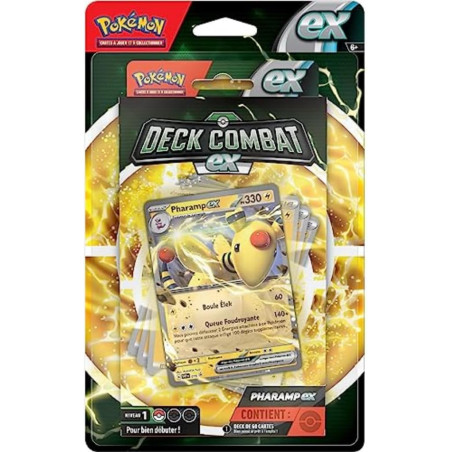 Pokémon - Deck de Combat Lucario/Pharamp - Aléatoire - Jeux de cartes à collectionner