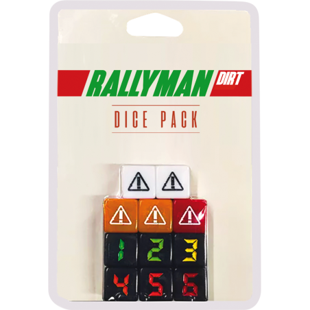 Rallyman : Dirt - Pack de 11 dés - Jeux de société