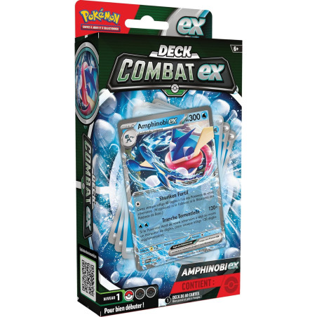 Pokémon - Deck de combat Ex : Amphinobi vs Kangourex - Aléatoire - Jeux de cartes à collectionner