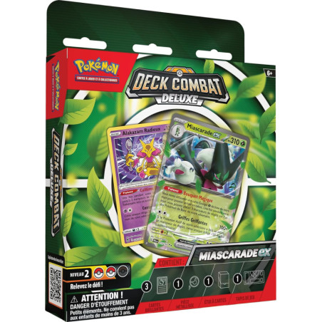 Pokémon - Deck de combat Ex : Palmaval vs Miascarade - Aléatoire - Jeux de cartes à collectionner