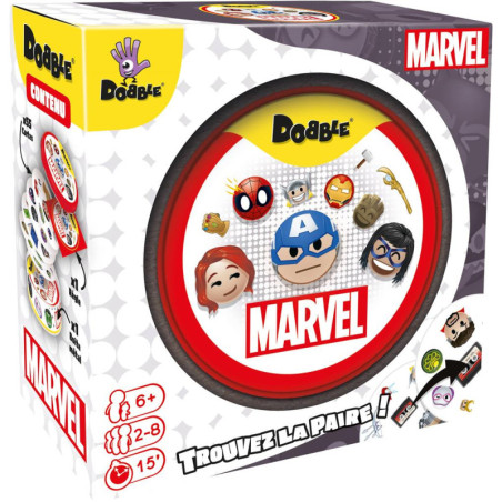 Dobble - Marvel Emoji - Jeu de carte