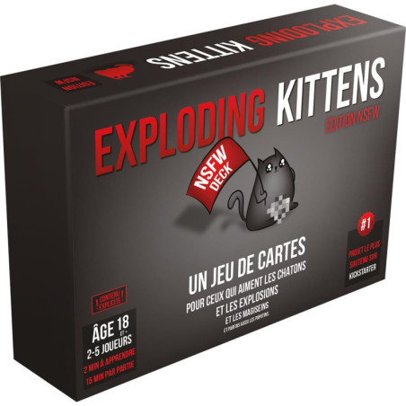 Exploding Kittens - NSFW Edition - Jeu de cartes