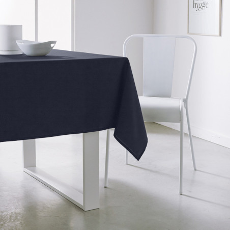 Nappe rectangulaire "Essential" - Bleu marine - 150 x 250 cm