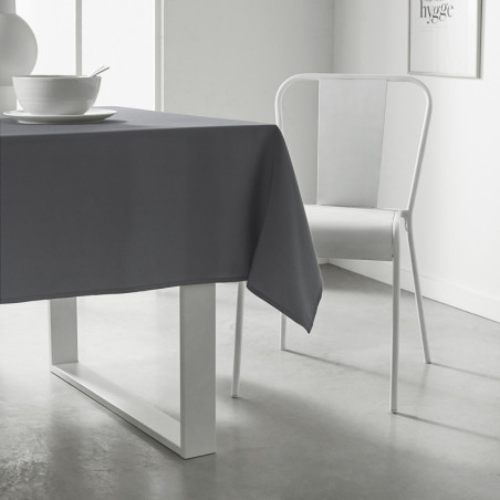 Nappe rectangulaire "Essential" - Gris acier - 150 x 250 cm