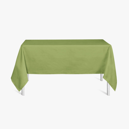 Nappe rectangulaire en tissu - Vert - 140 x 200 cm