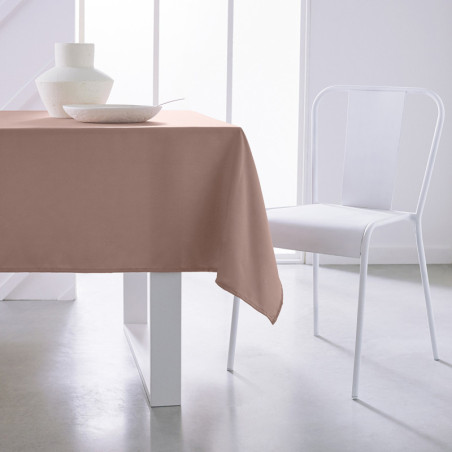 Nappe rectangulaire "Essential" - Rose - 150 x 250 cm