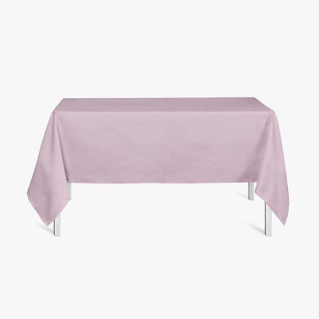 Nappe rectangulaire en tissu - Rose - 150 x 250 cm