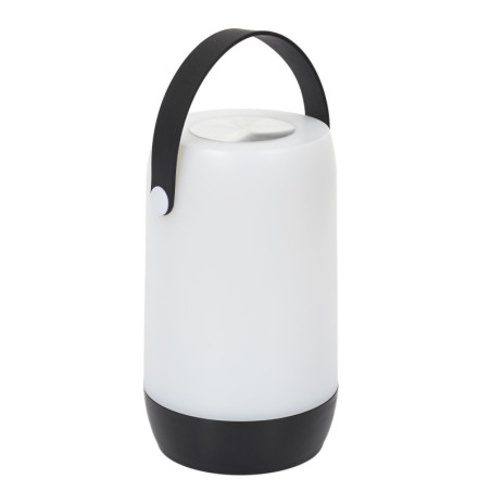 Lampe tactile nomade - Blanc/Noir - H 23,5 x F 12,5 cm