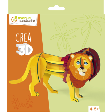 Construction Lion "Créa 3D"- Orange